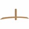 Ekena Millwork Bellingham Timber Gable Bracket, Western Red Cedar, 108"W x 27"H x 3 1/2"D x 3 1/2"F, 6/12 Pitch GBW108X27X0404BEL00SWR - alternate 2